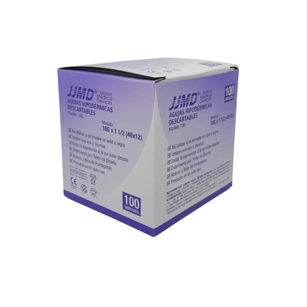 [20244] AGUJA DESC. 50/12  18G X 2´ X 100 UNIDADES