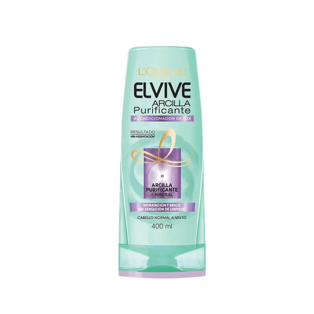 [209408] ACODICIONADOR ELVIVE ARCILLA PURIFICANTE 400ML