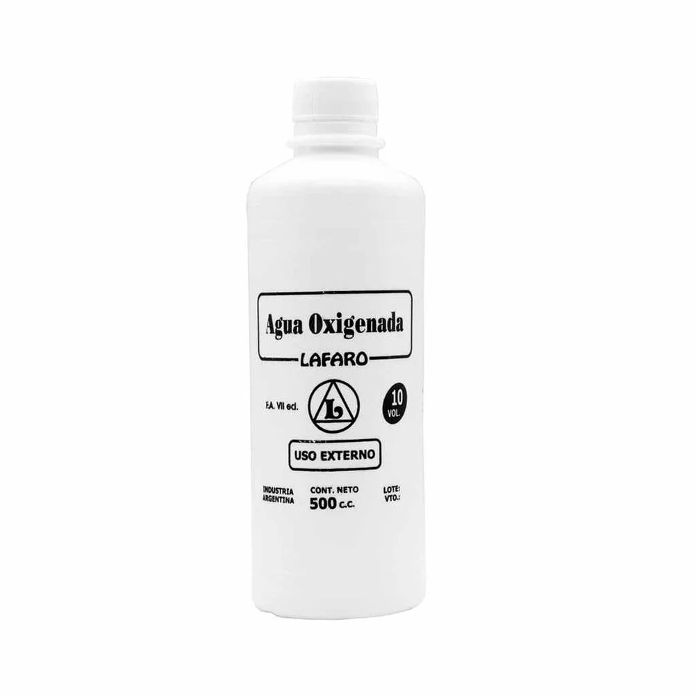 [10509] AGUA OXIGENADA 10 VOL X 500 ML LAFARO