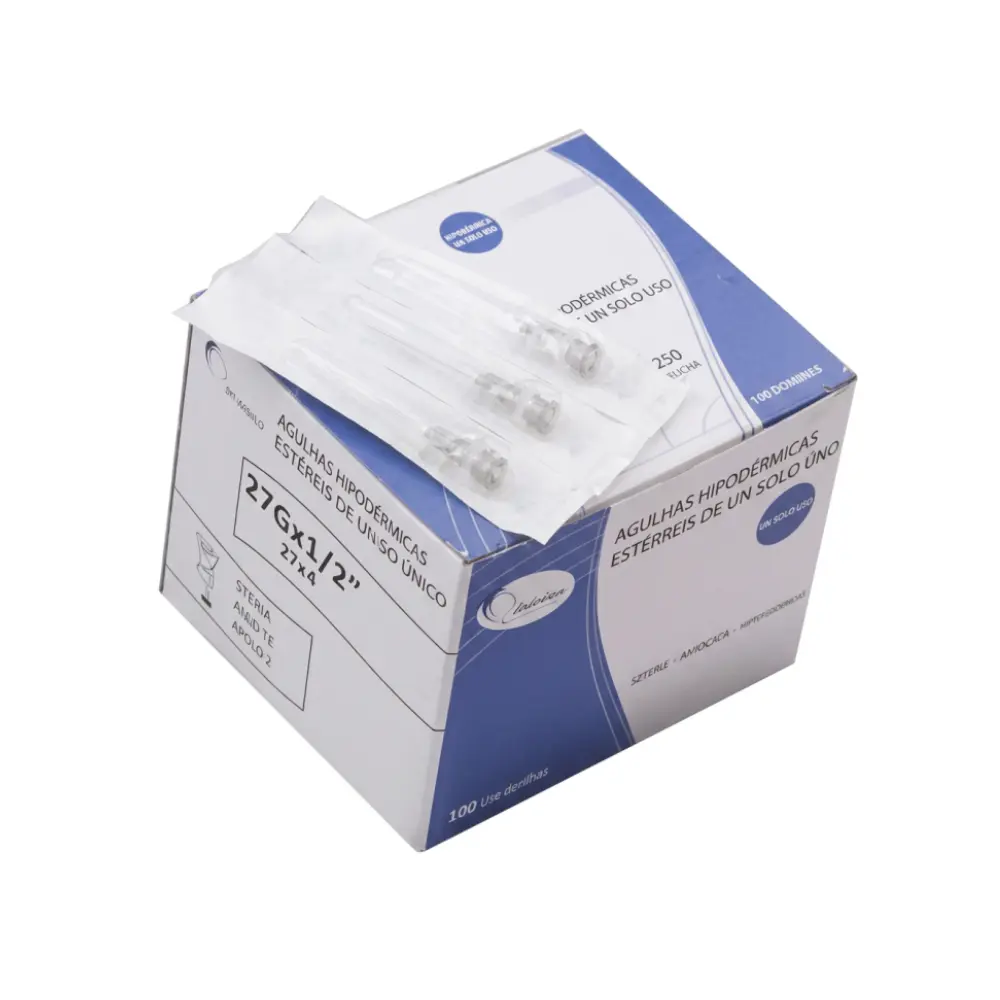 [18218] AGUJA DESCARTABLE 13/4 27 G X 1/2` - X 100 UNIDADES