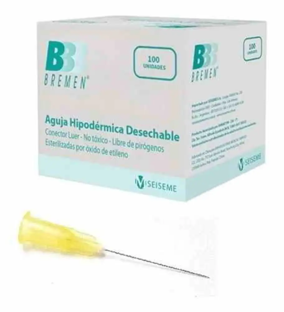 [4199] AGUJA DESCARTABLE 13/3 30 G X 1/2` - X 100 UNIDADES