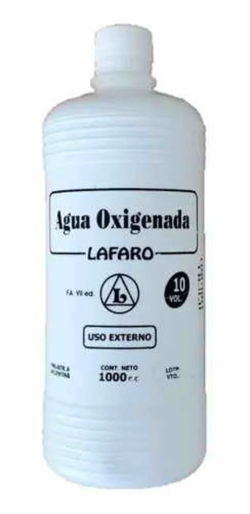 [13071] AGUA OXIGENADA  10 VOL X 1 LT - LAFARO