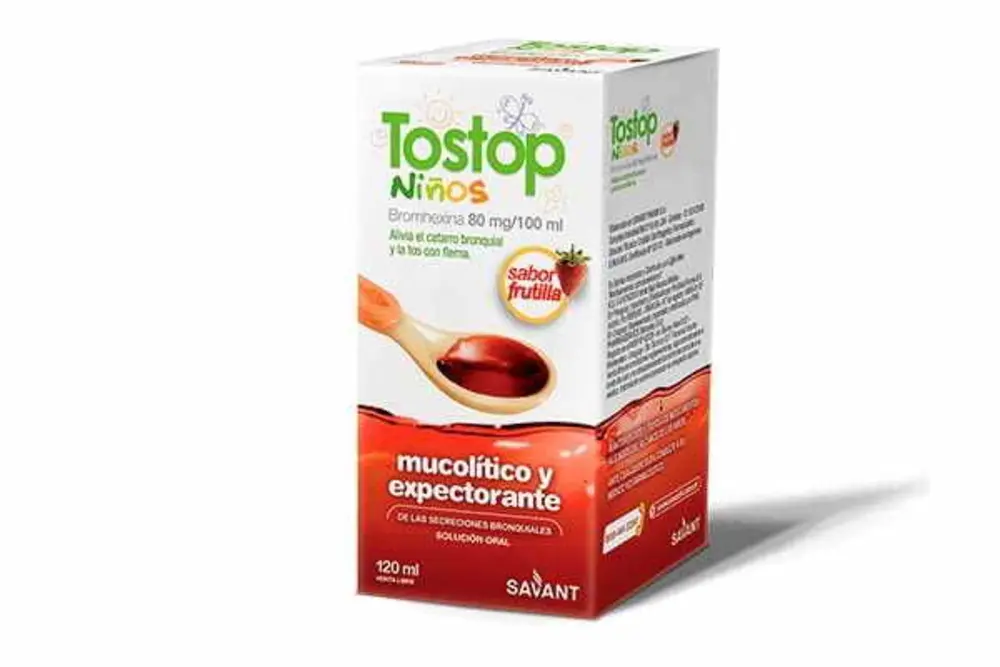 TOSTOP NIÑOS X 120ML - BROMHEXINA - A4