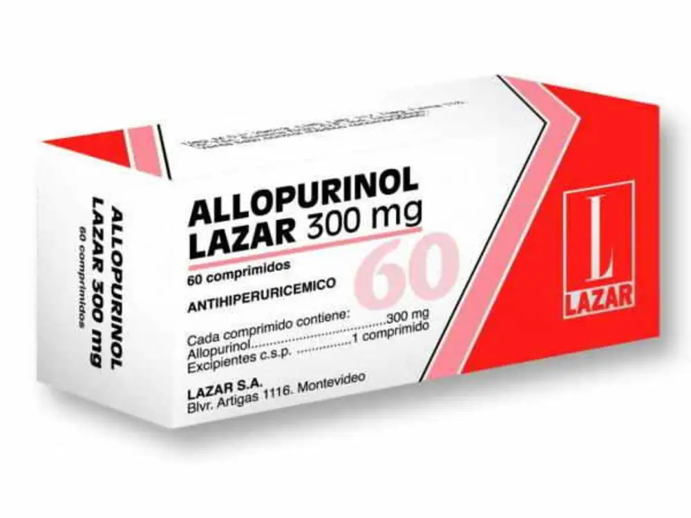 ALLOPURINOL 300MG COMP. X 100 LAZAR - B7 -