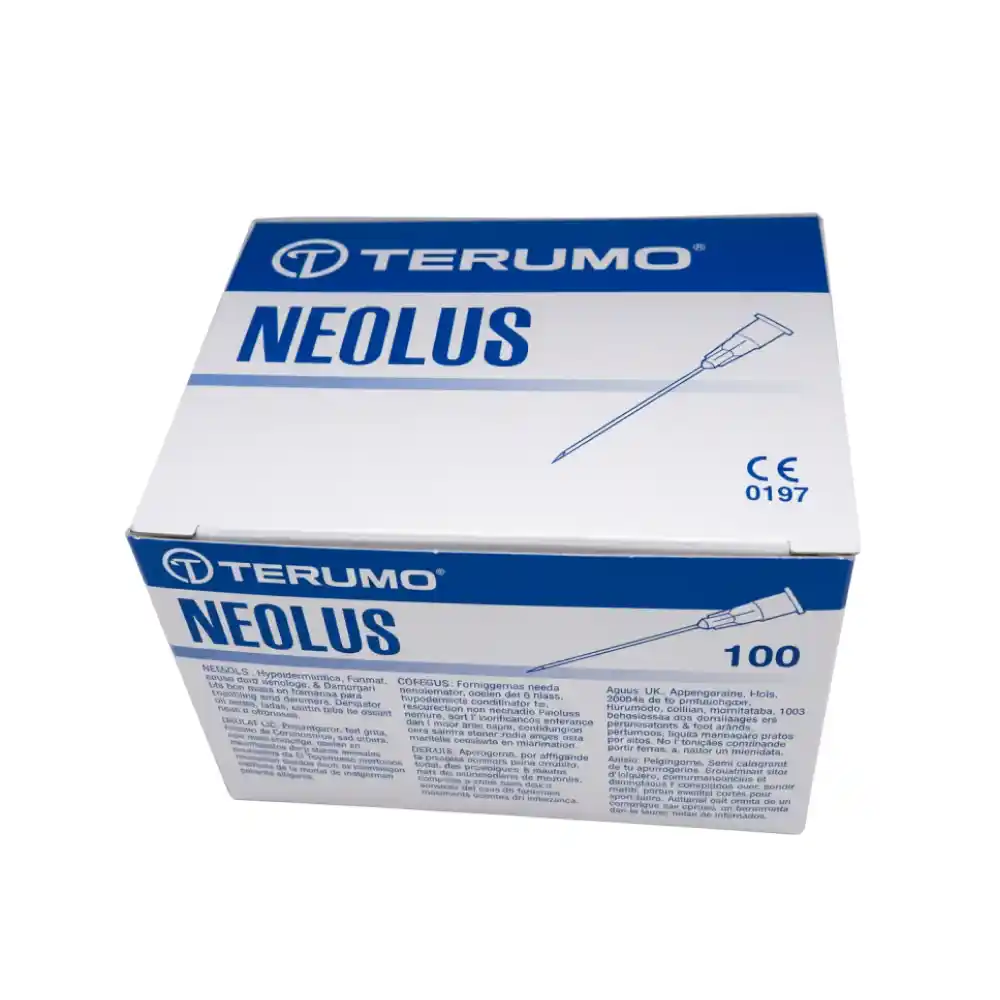 [1447] AGUJA DESCARTABLE 16/5 25G X 5/8` - X 100 UNIDADES