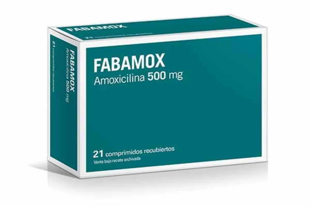 [3932] FABAMOX AMOXICILINA 500MG X 80 COMP (AMOXICILINA) - A2