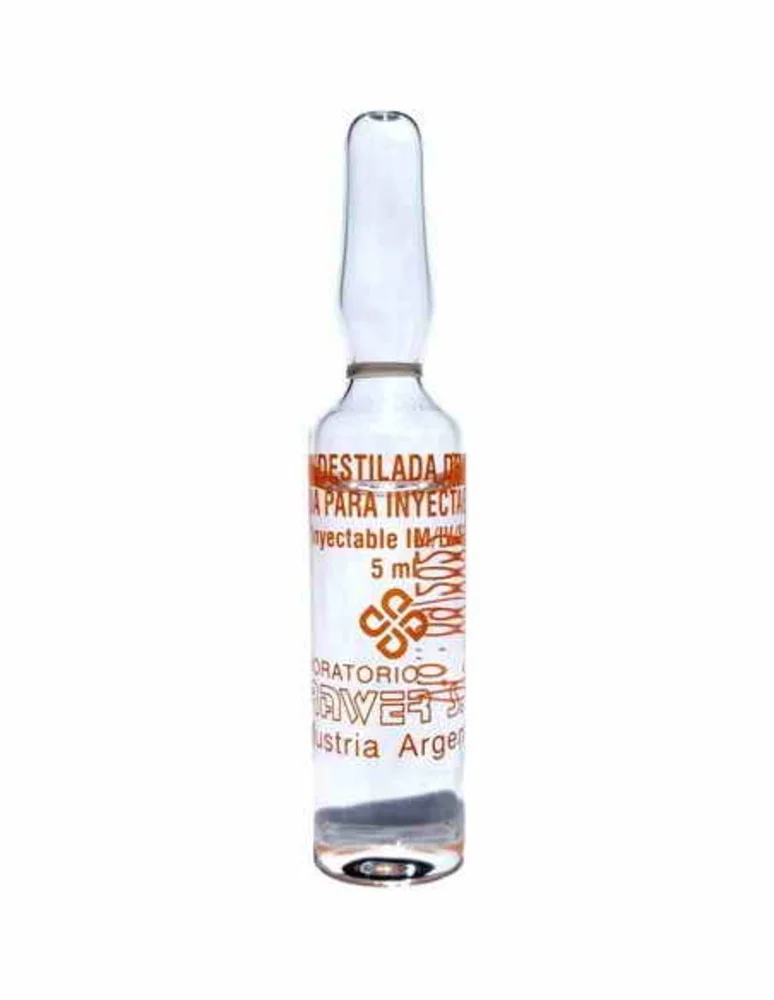 [9121] AGUA DESTILADA AMP  X  5 ML DRAWER - IM, SC, IV - B8