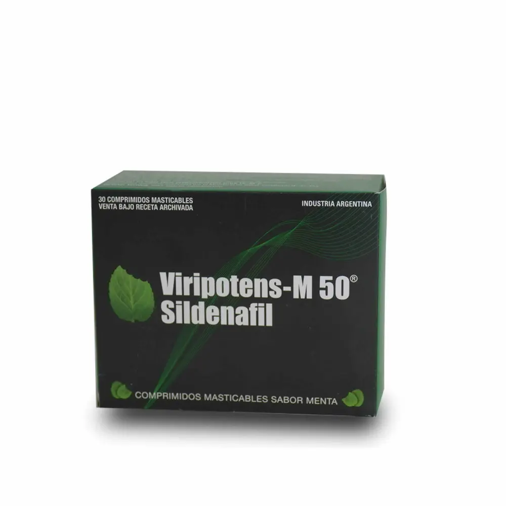 [9761] VIRIPOTENS M 50 MGX 30 MENTA MASTICABLES