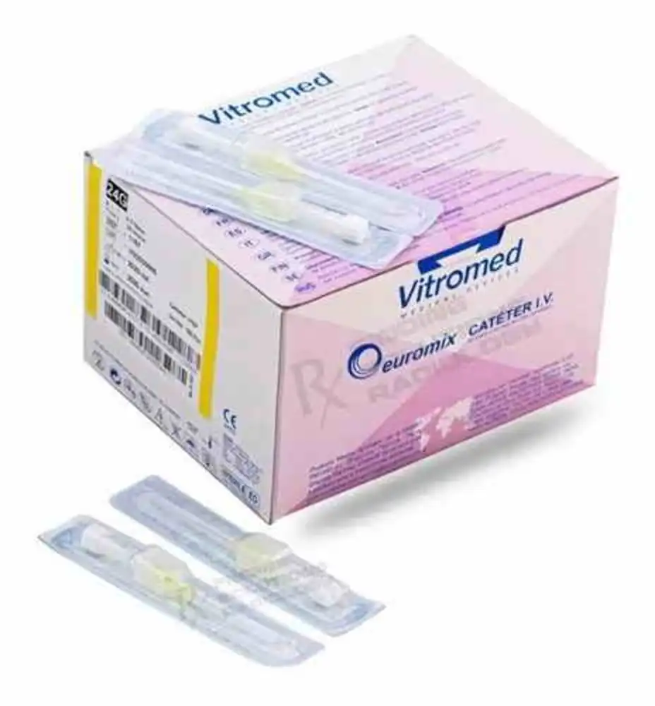 CATETER INTRAVASCULAR TEFLON 24 G