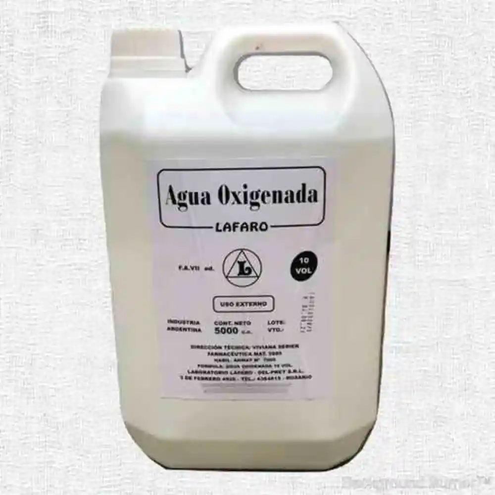 [10525] AGUA OXIGENADA  10 VOL X 5 LT - LAFARO
