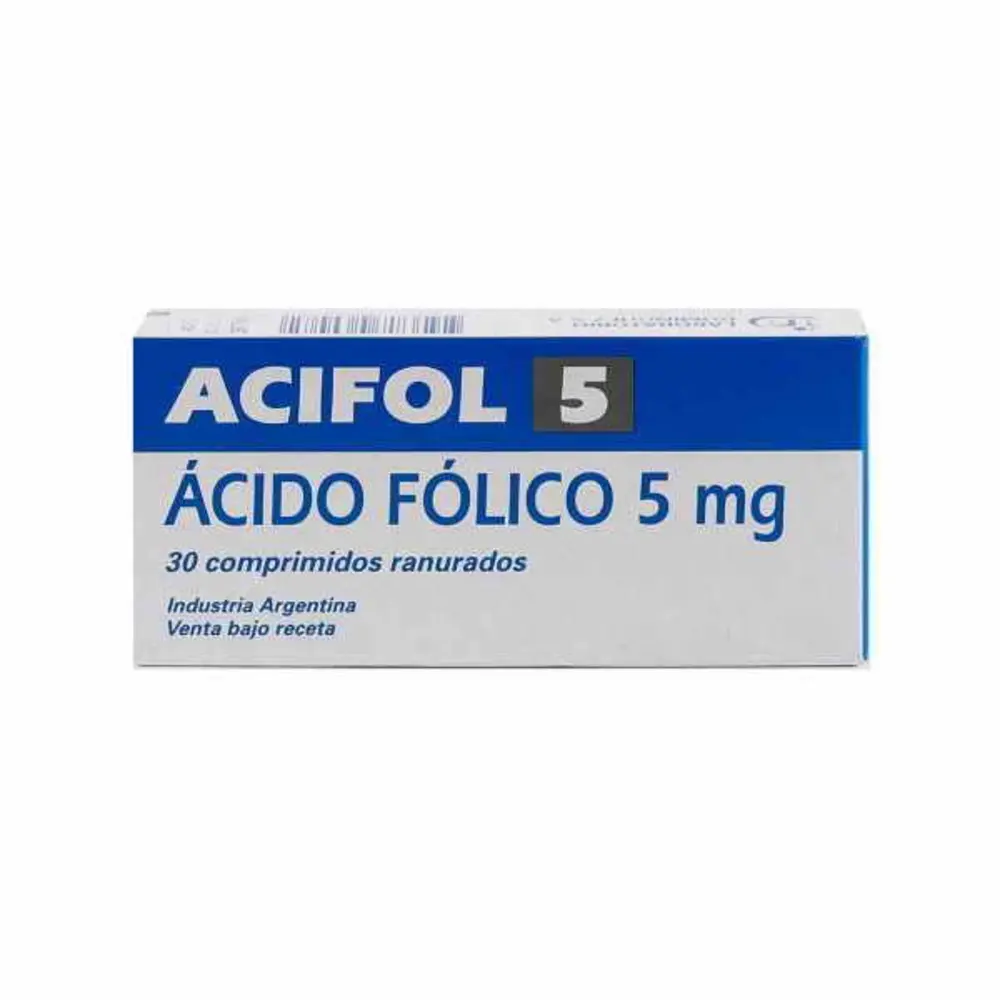 [11540] ACIDO FOLICO 5 MG COMP VANNIER - B7