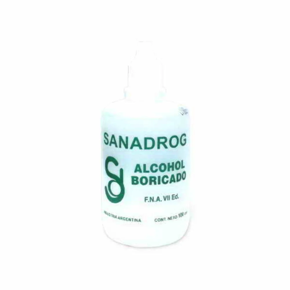 [13483] ALCOHOL BORICADO X 100ML X UNIDAD (SANADROG)